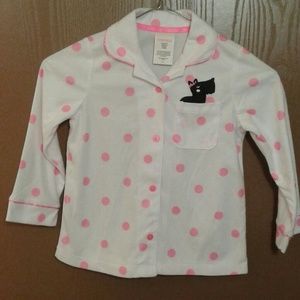 TODDLER GIRLS WONDERKIDS LONG SLEEVE PAJAMA TOP